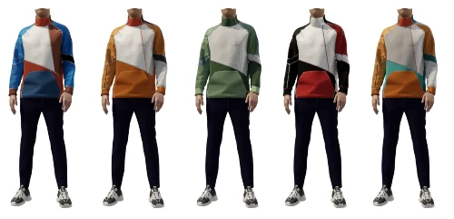 view 3D clothes on a digital avatar view 3D clothes on a digital avatar